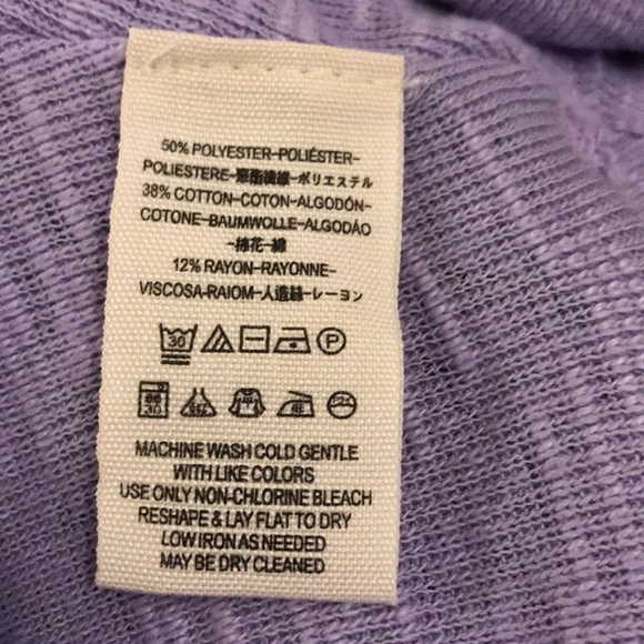 Free People Palisades Off the Shoulder Lilac Dust - Picture 5 of 8